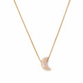 Maren｜ Crescent Moon Enamel Necklace